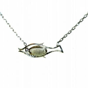 Nanopi Minimal Balık Ayetel Kürsi  925 Ayar Gümüş