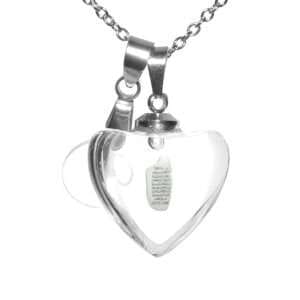 Kararmaz paslanmaz Çelik 316L Kalp Kristal Ayetel Kürsi